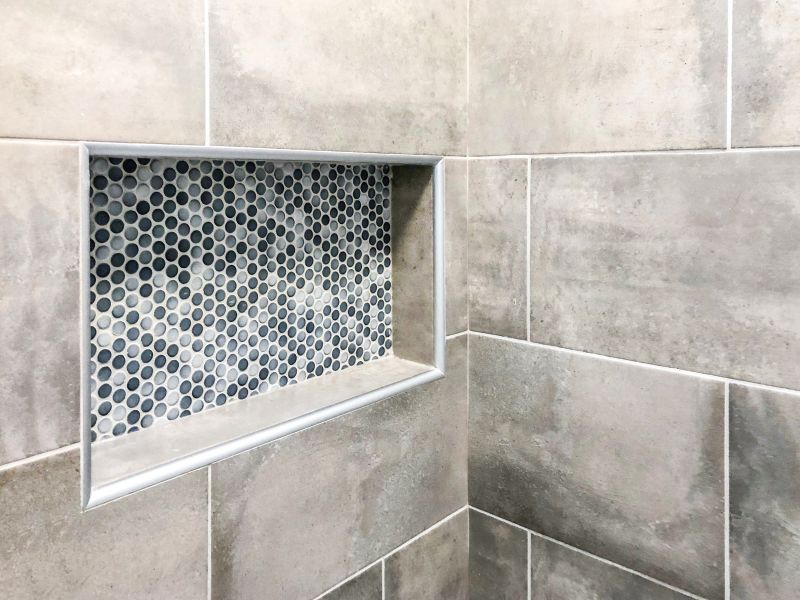 Niche Storage in Shower Wall